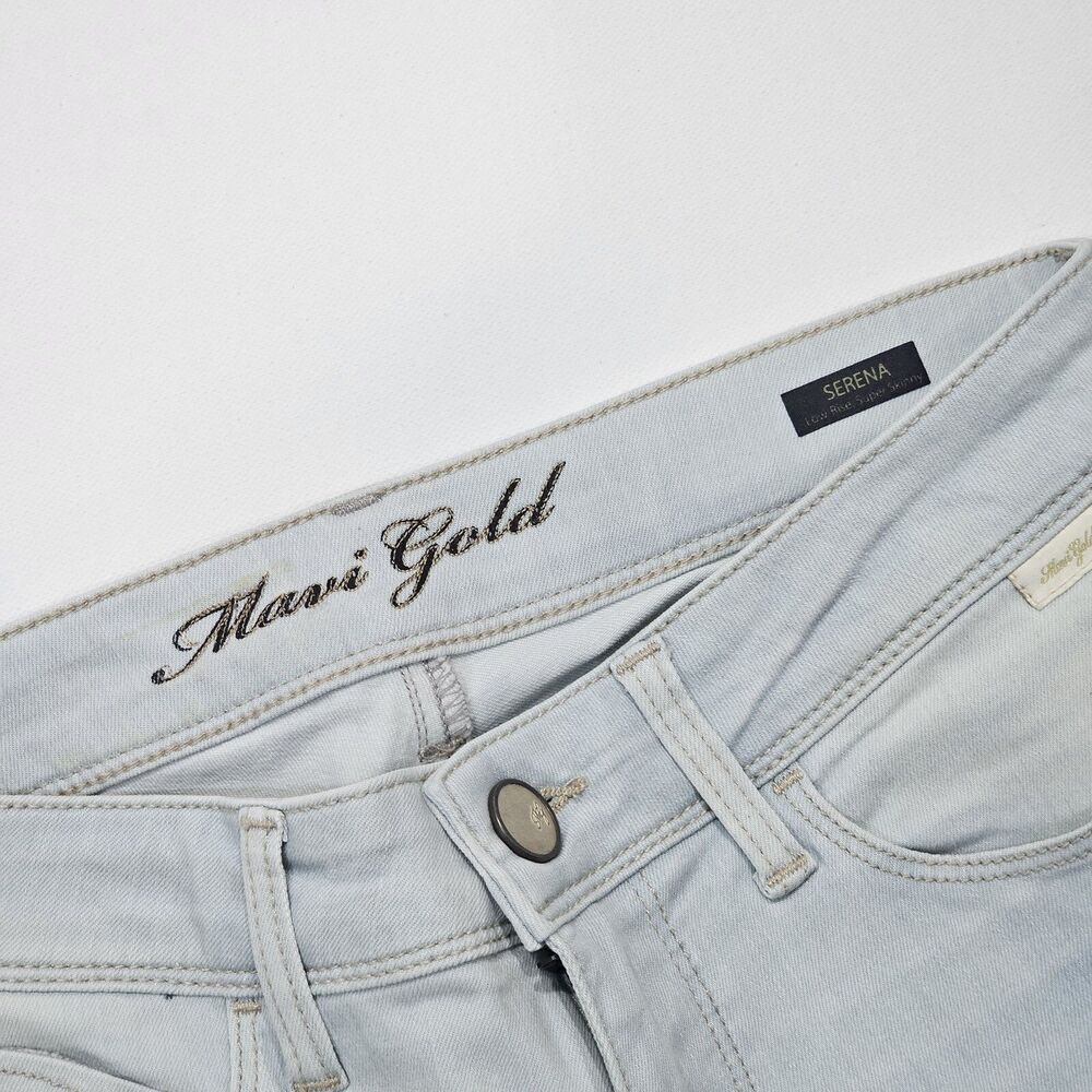 Mavi Gold Serena Skinny Jeans Womens 27 Light Wash Stretch Modern Slim Fit - Picture 7 of 10